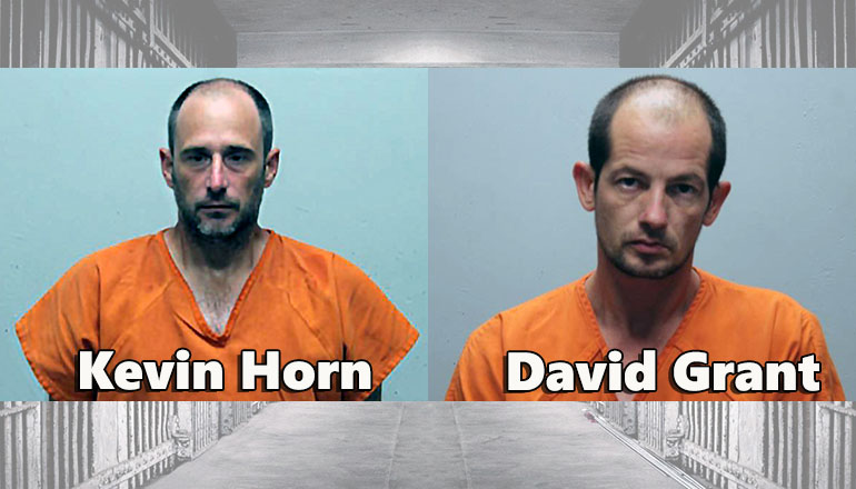 Kevin Horn and David Grant booking photo