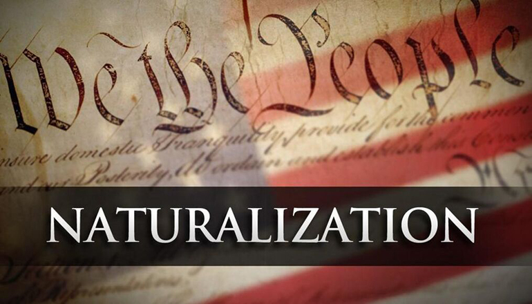 Naturalization news graphic (U.S. citizen)