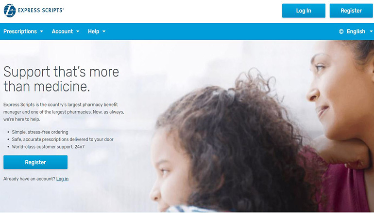 Express Scripts Website