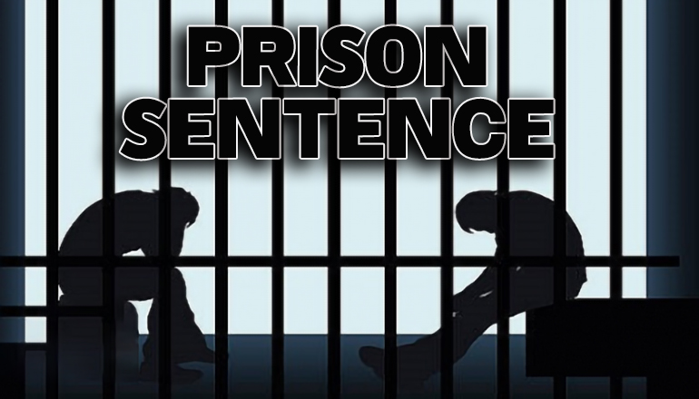 Prison Sentence News Graphic