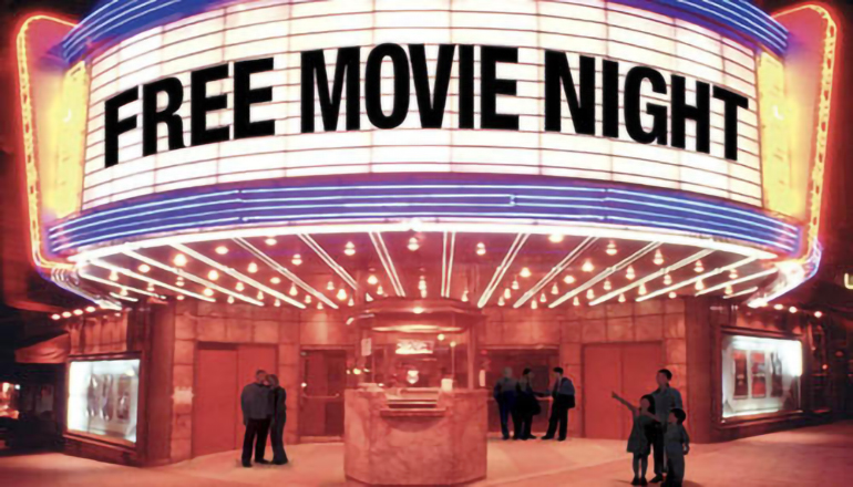Free Movie Night Graphic