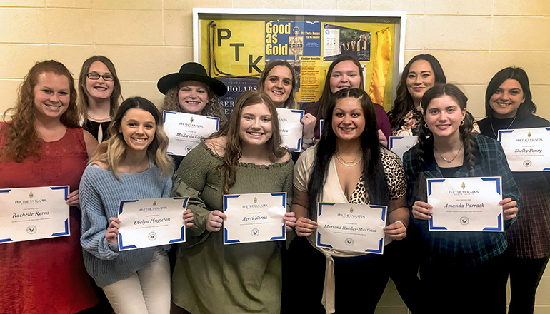 NCMC Students inducted into Phi Theta Kappa fall 2021