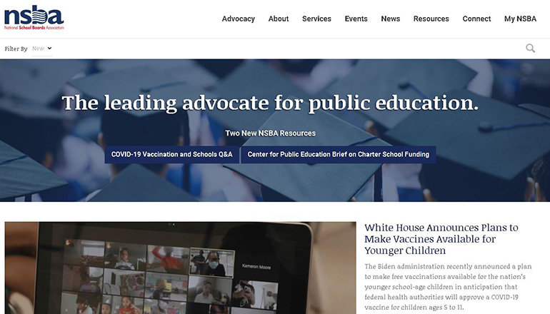 National School Boards Association website