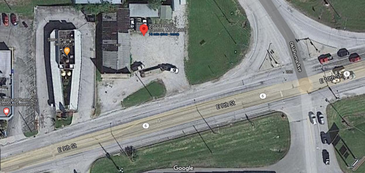 Approximate Location of Sign at 1909 East 9th Street - Street View