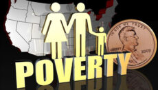 Poverty news graphic