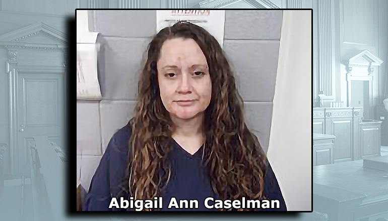 Abigail Ann Caselman booking photo courtesy Clinton County Jail