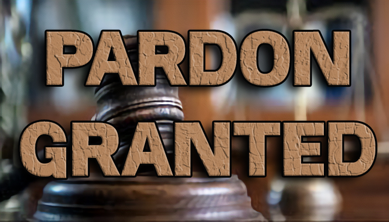 Pardon Granted news graphic