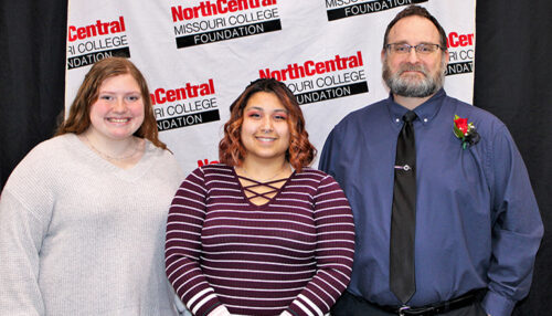 (Student Speakers) L to R: Averi Norris, Taegan Dunks, and Craig Foster