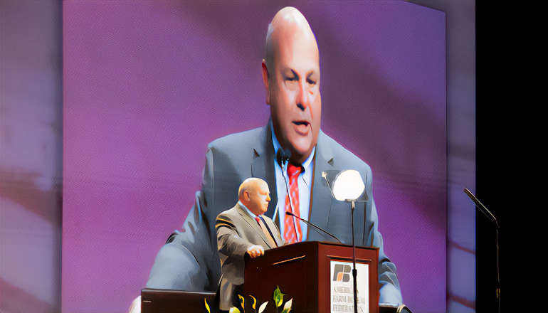 American Farm Bureau Federation president Zippy Duvall spoke at the organization’s 2022 annual convention in Atlanta, Georgia (photo provided by American Farm Bureau Federation)