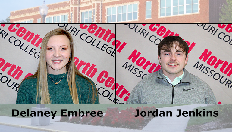 Delaney Embree and Jordan Jenkins selected for NCMC Governor’s Student Leadership Forum
