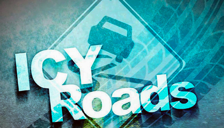 Icy Road (accident) graphic