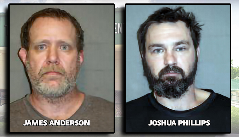 James Anderson and Joshua Phillips Booking Photo via TPD