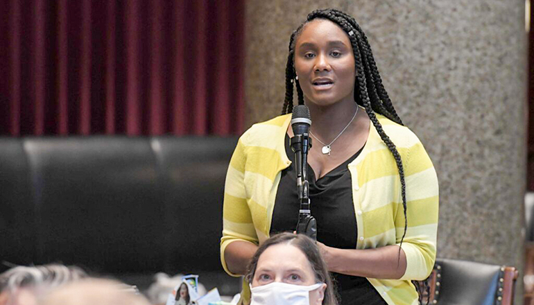 State Rep Raychel Proudie D-Ferguson (photo by Tim Bommel - Missouri House Communications)