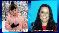 7-year-old Piper Johnson and mother Valerie Jean Baker who is believed to have taken the child