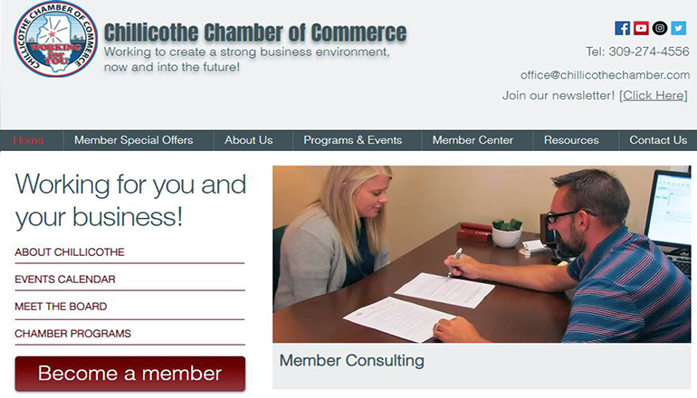 Chillicothe Chamber of Commerce website