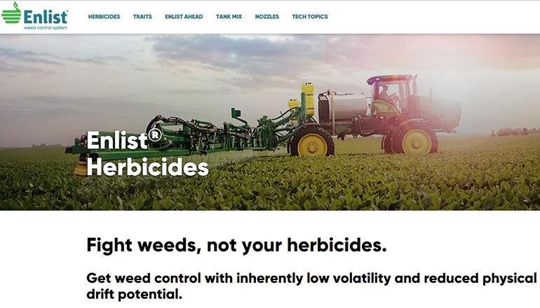 Corteva Enlist Products website