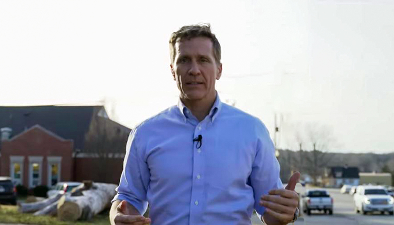 Eric Greitens (Photo is screenshot from Eric Greitens YouTube channel)