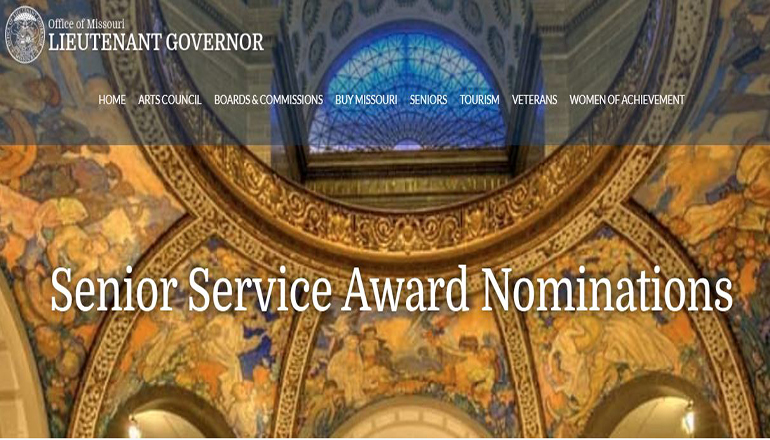LT Governor Senior Service Nomination website