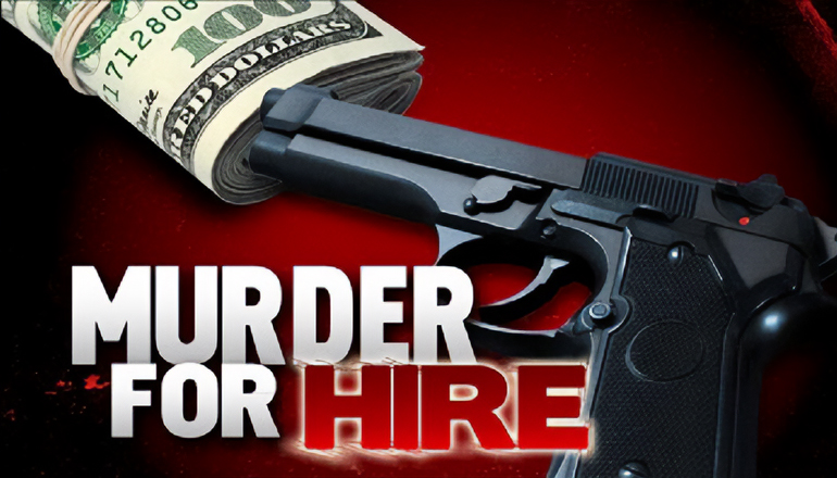 Murder For Hire News Graphic