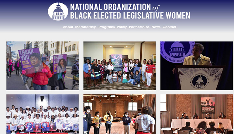 National Organization of Black Elected Legislative Women Website