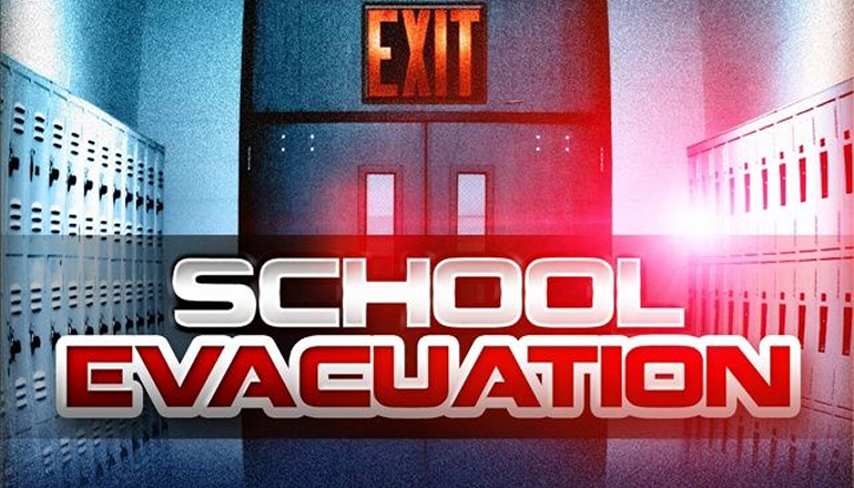 School Evacuation news Graphic