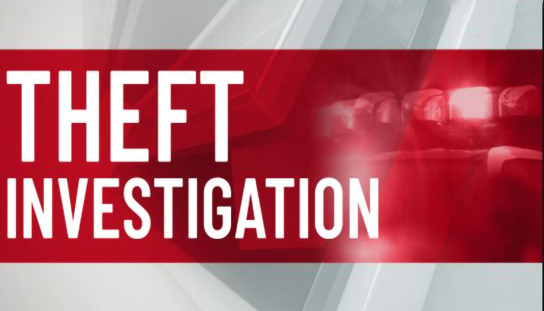 Theft Investigation News Graphic