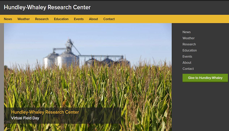 Hundley-Whaley Research Center Website