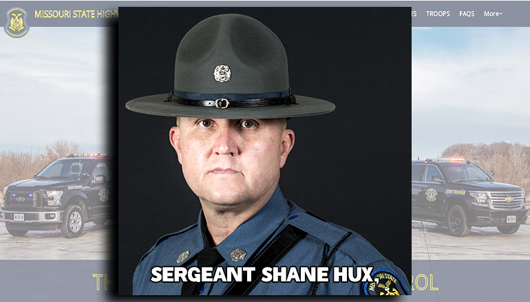Sergeant Shane Hux New Information Officer Troop H header