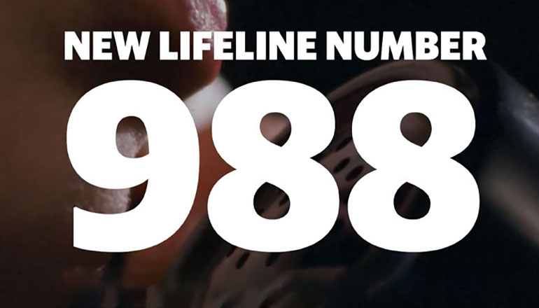 988 new Mental Health Crisis - Suicide Prevention Number