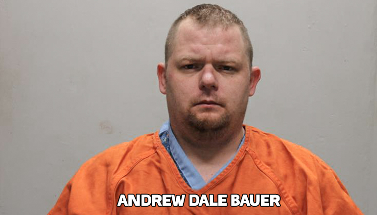 Andrew Dale Bauer booking photo courtesy Daviess - DeKalb Regional Jail