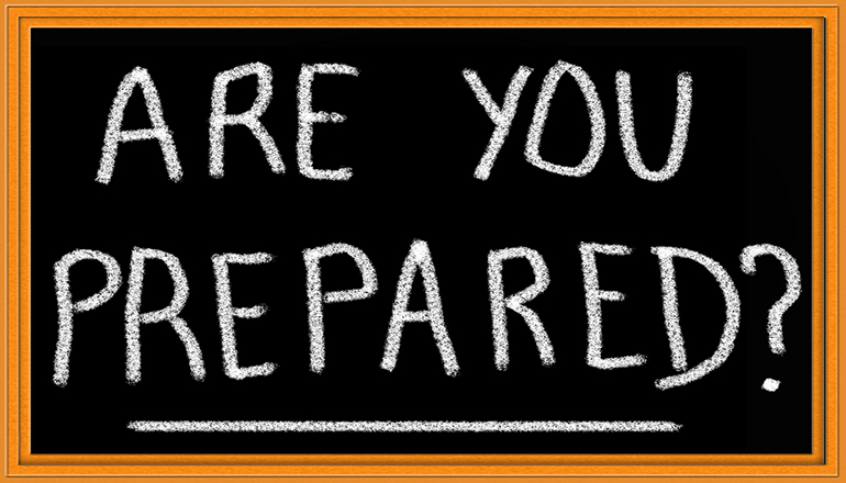 Are you prepared sign parents caregivers