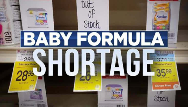Baby Formula Shortage News Graphic