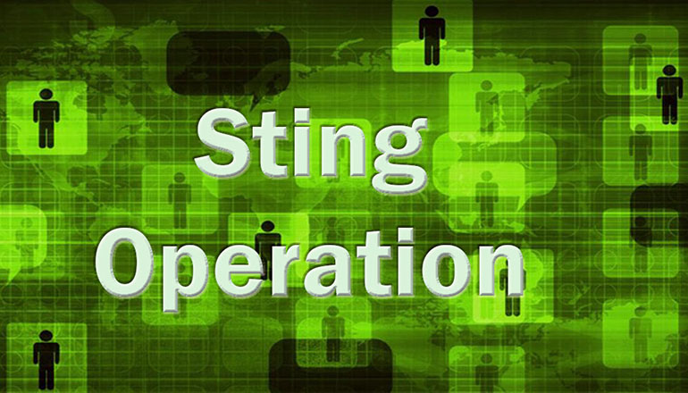 Sting Operation News Graphic