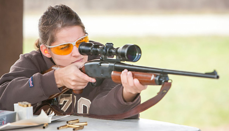 Stephanie Ruby Shooting Target (Photo courtesy Missouri Department of Conservation)