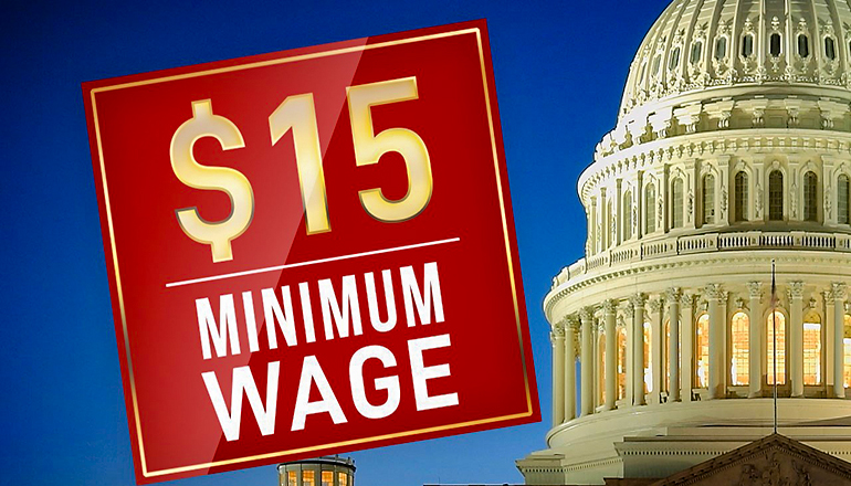 $15 Minimum Wage News Graphic