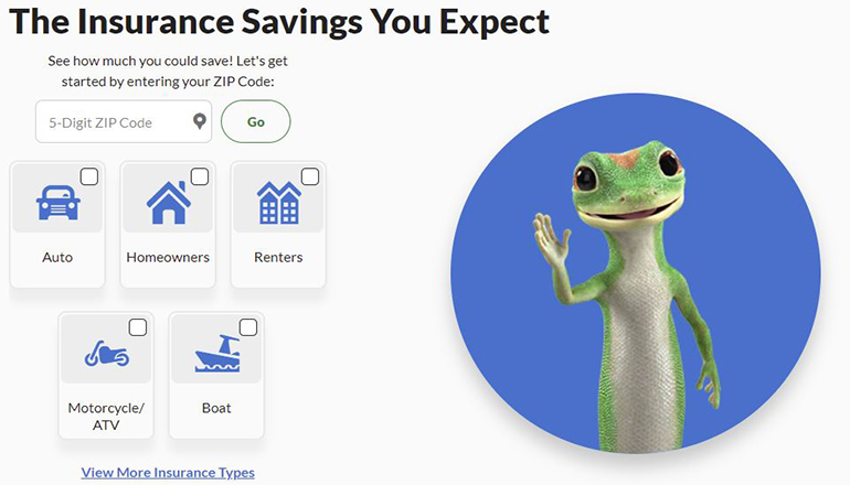 Geico insurance company website