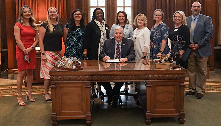 Governor Parson signs Bills on June 7