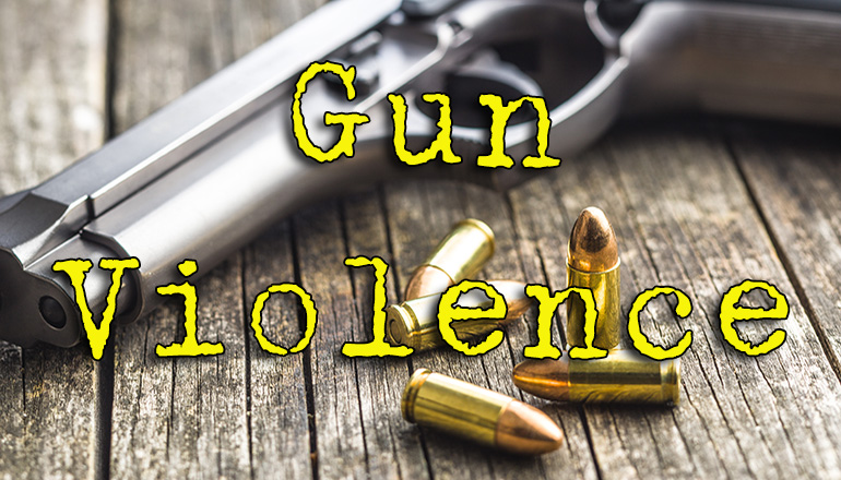 Gun Violence News Graphic (Photo licensed through Envato Elements)