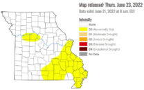 Missouri Drought Map Released June 23, 2022