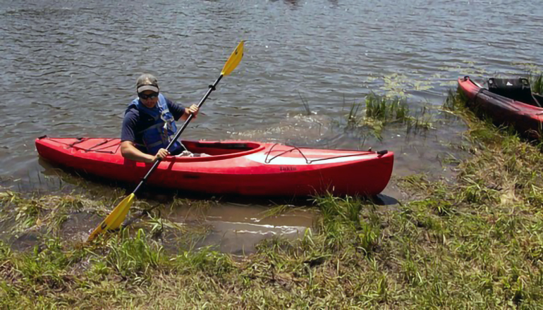 Person in a Canoe (Photo via Missouri Department of Conservation)