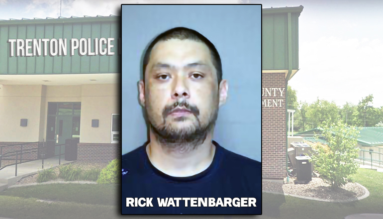 Rick Wattenbarger Booking (Photo Courtesy Grundy County Law Enforcement Center)