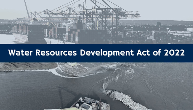 Water Resources Development Act of 2022 News Graphic