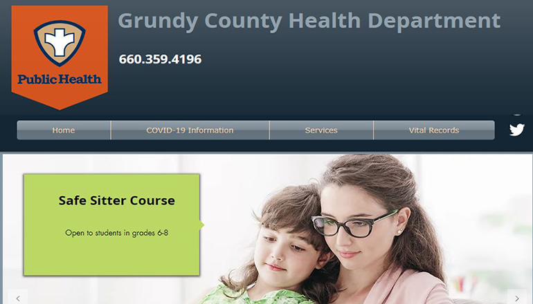 Grundy County Health Department Website