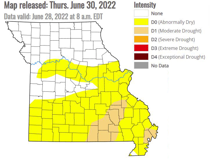 Drought conditions continue to expand across Missouri