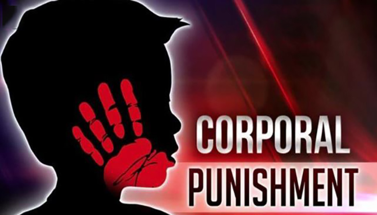 Corporal Punishement or Spanking News Graphic