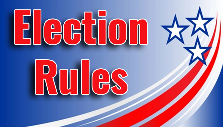 Election Rules News Graphic