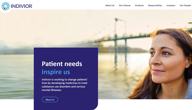 Indivior Website (Makers of Suboxone)