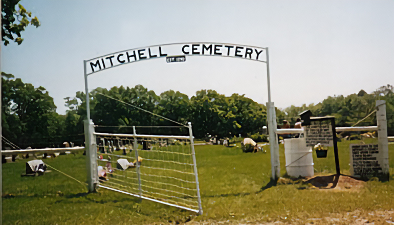 Mitchell Cemetery near Melbourne