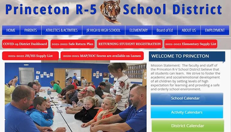 Princeton R-5 School District Website