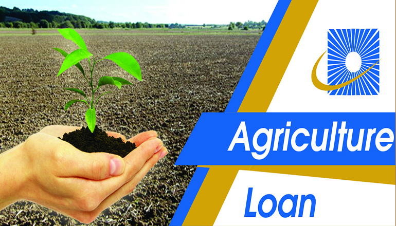 Agriculture or farm loan news graphic